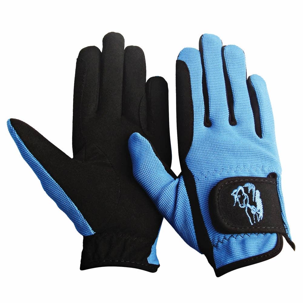 TuffRider Children's Performance Riding Gloves: Purple