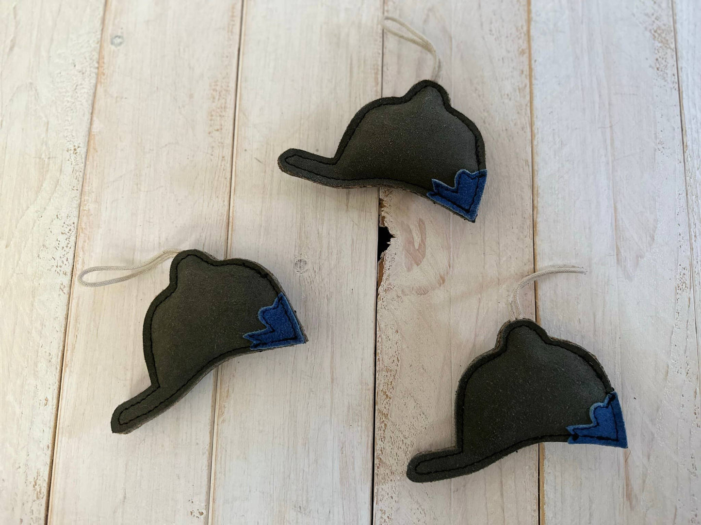 Mini Leather Riding Helmet Ornament