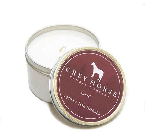 Grey Horse Candle - Apples For Horses