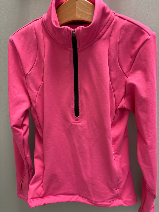 Baleaf Kids Winter 1/4 Zip Pink Pullover - Small