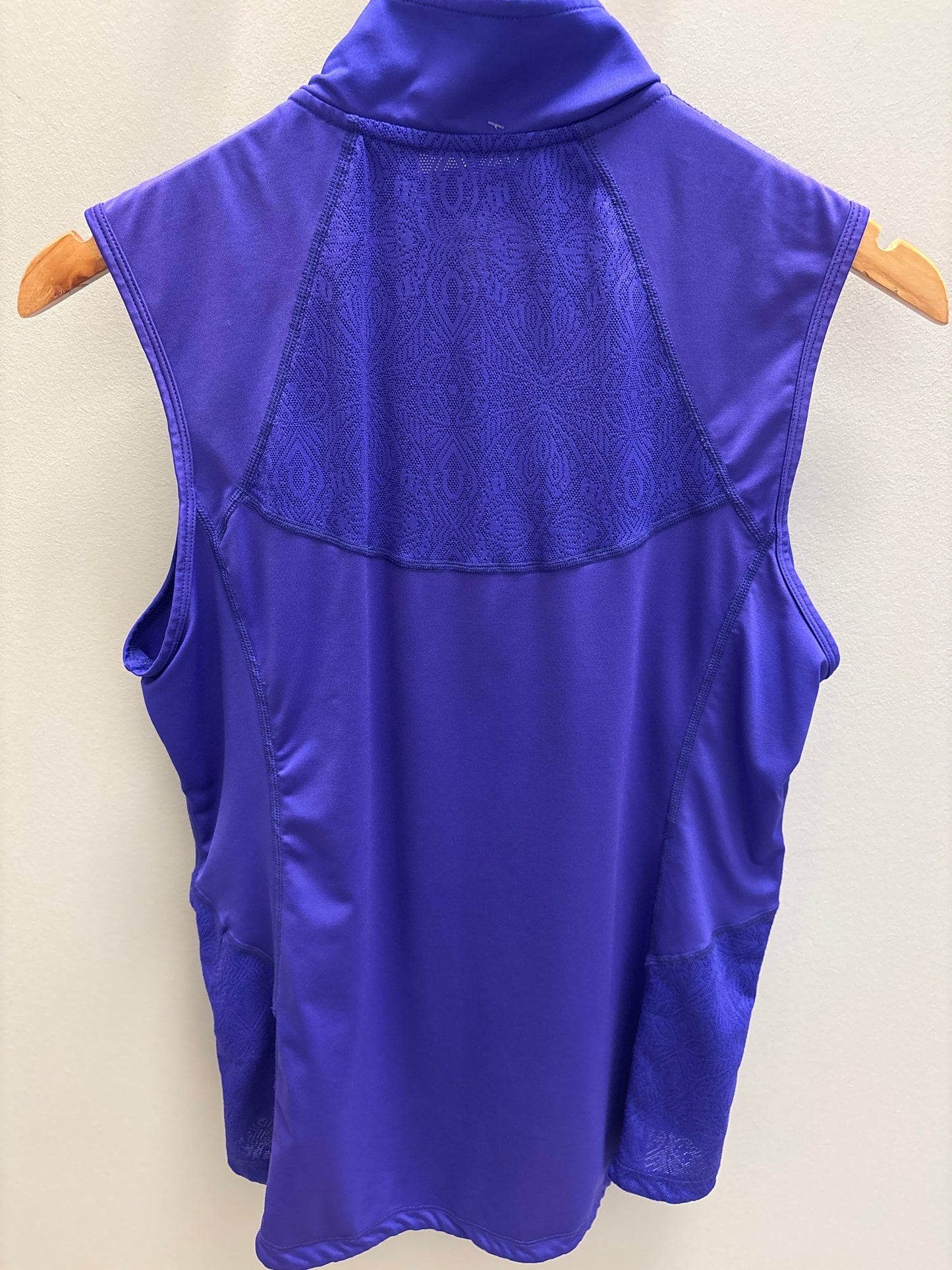 Riding Sports Purple Sleeveless Riding Shirt - Medium