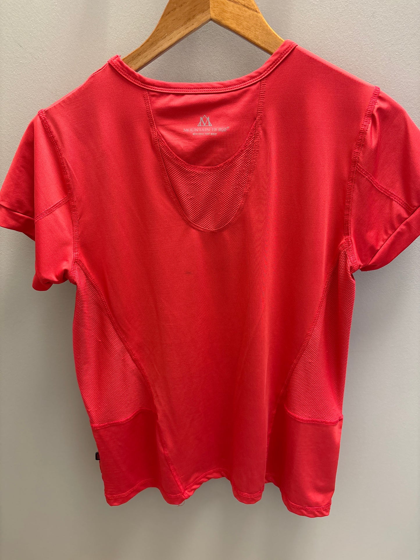 Mountain Horse Red Short Sleeve Shirt - Large