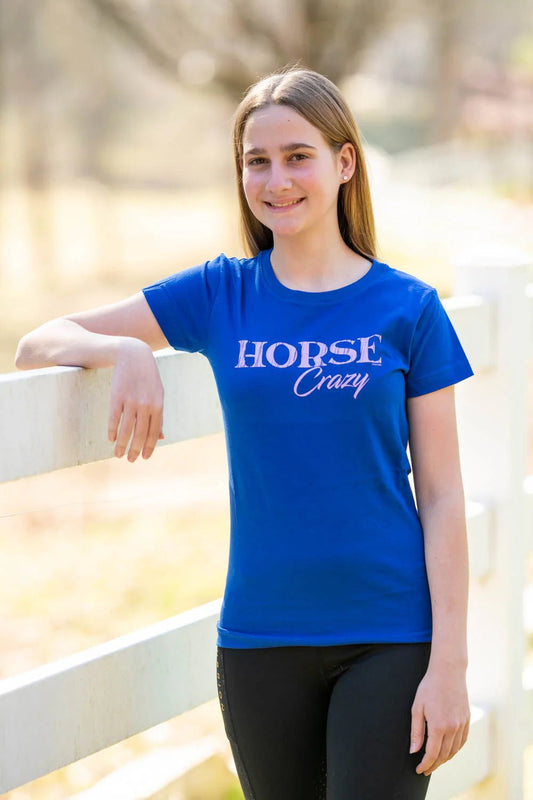 Blue Horse Girl T-shirt
