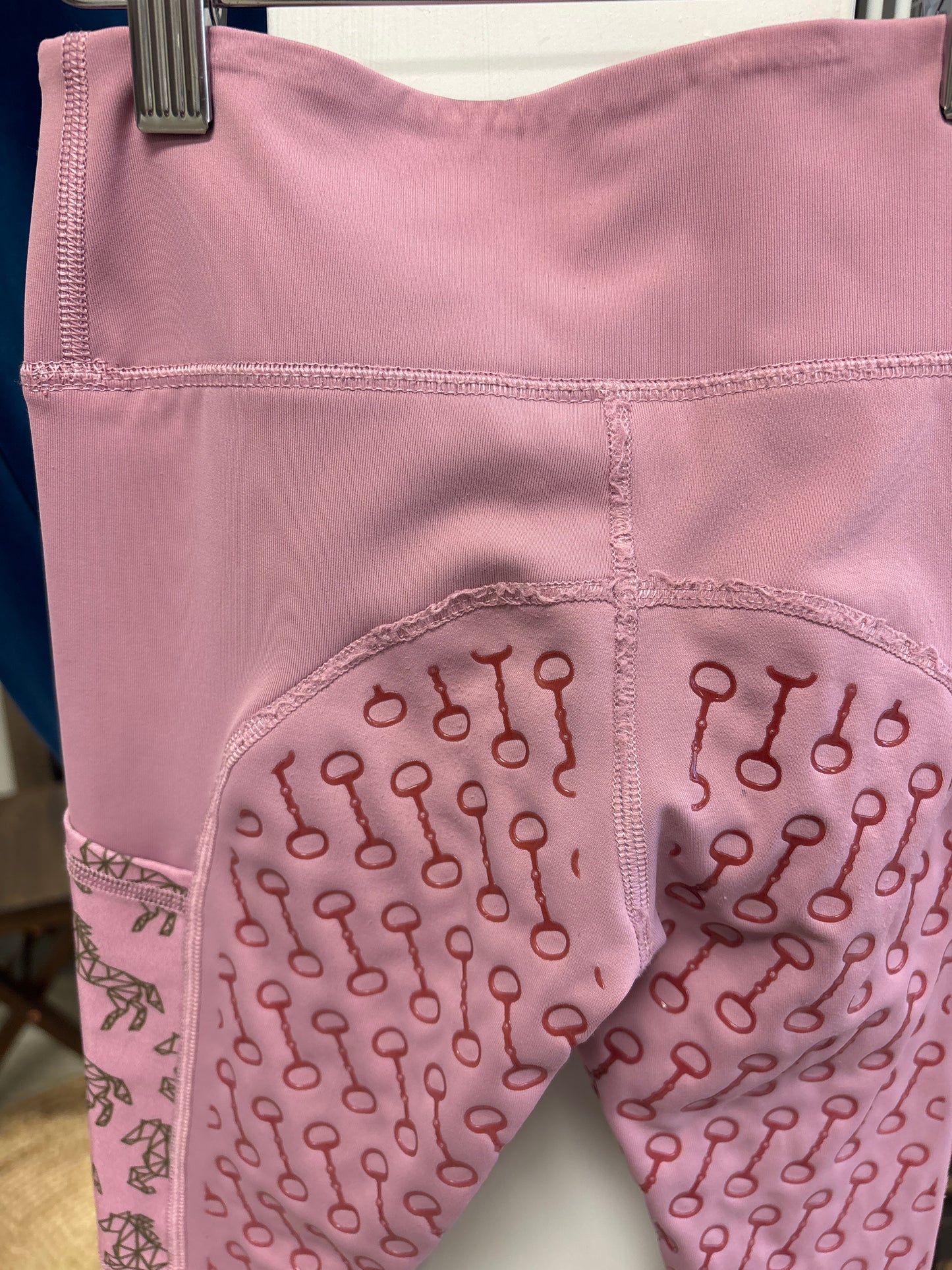 Coco Caballo Pink Horse Tights - Girls 4/5