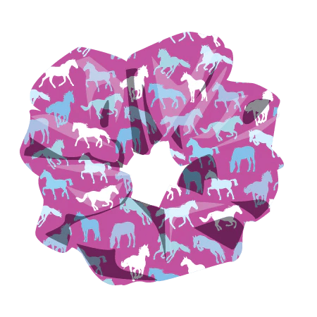 Horse Girl Scrunchies - Malibu