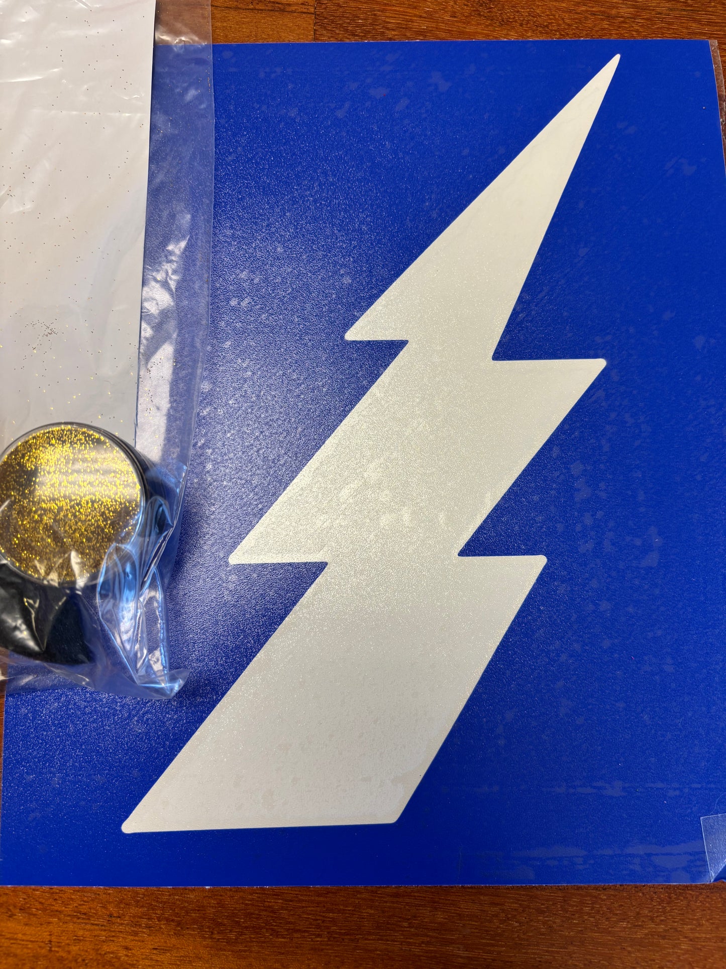 Armor Equestrian Stencil - Lightening Bolt