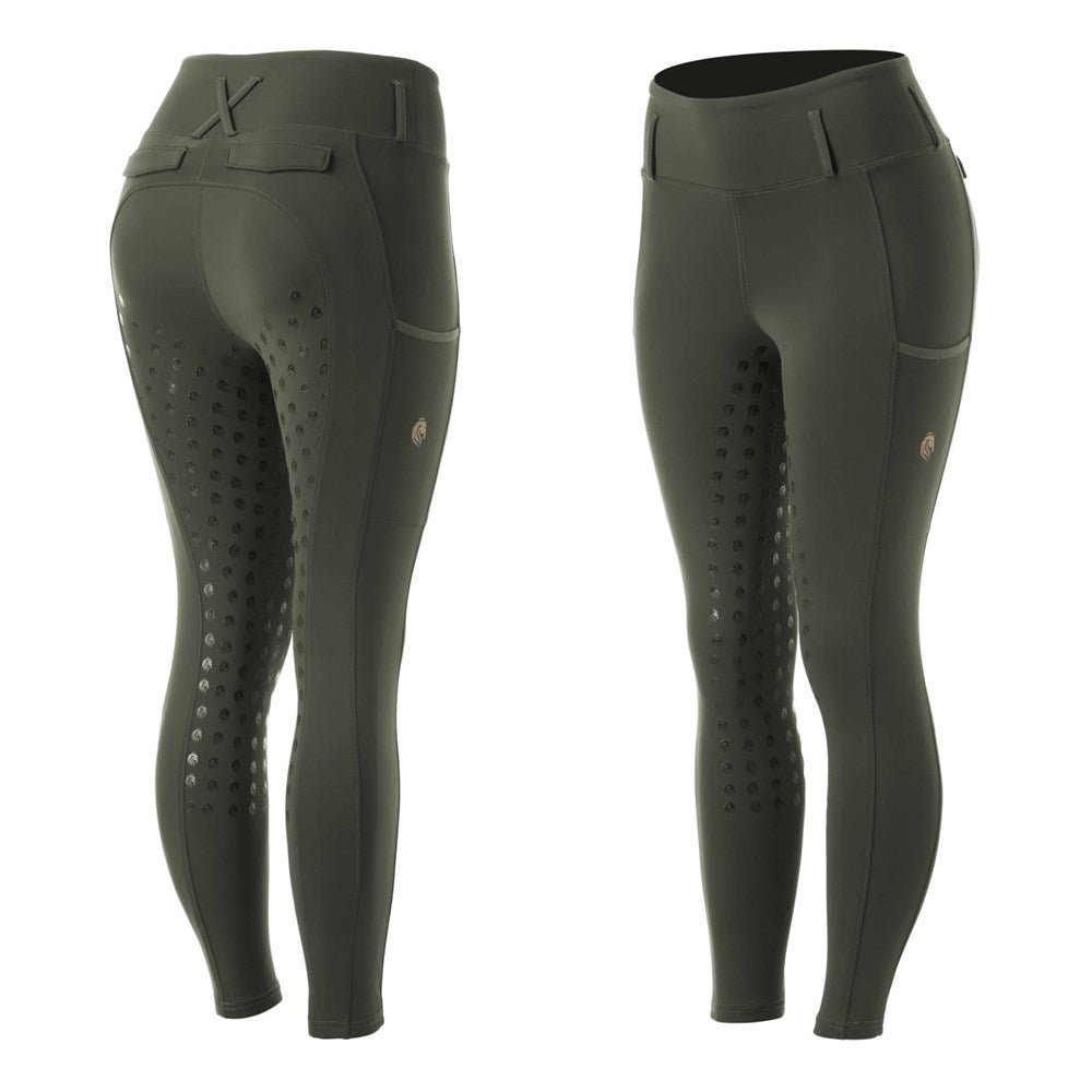 Green riding breeches