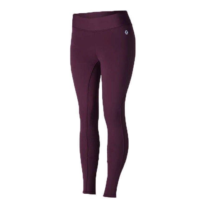 Horze winter riding tights eggplant