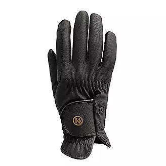 Kunkle black riding gloves
