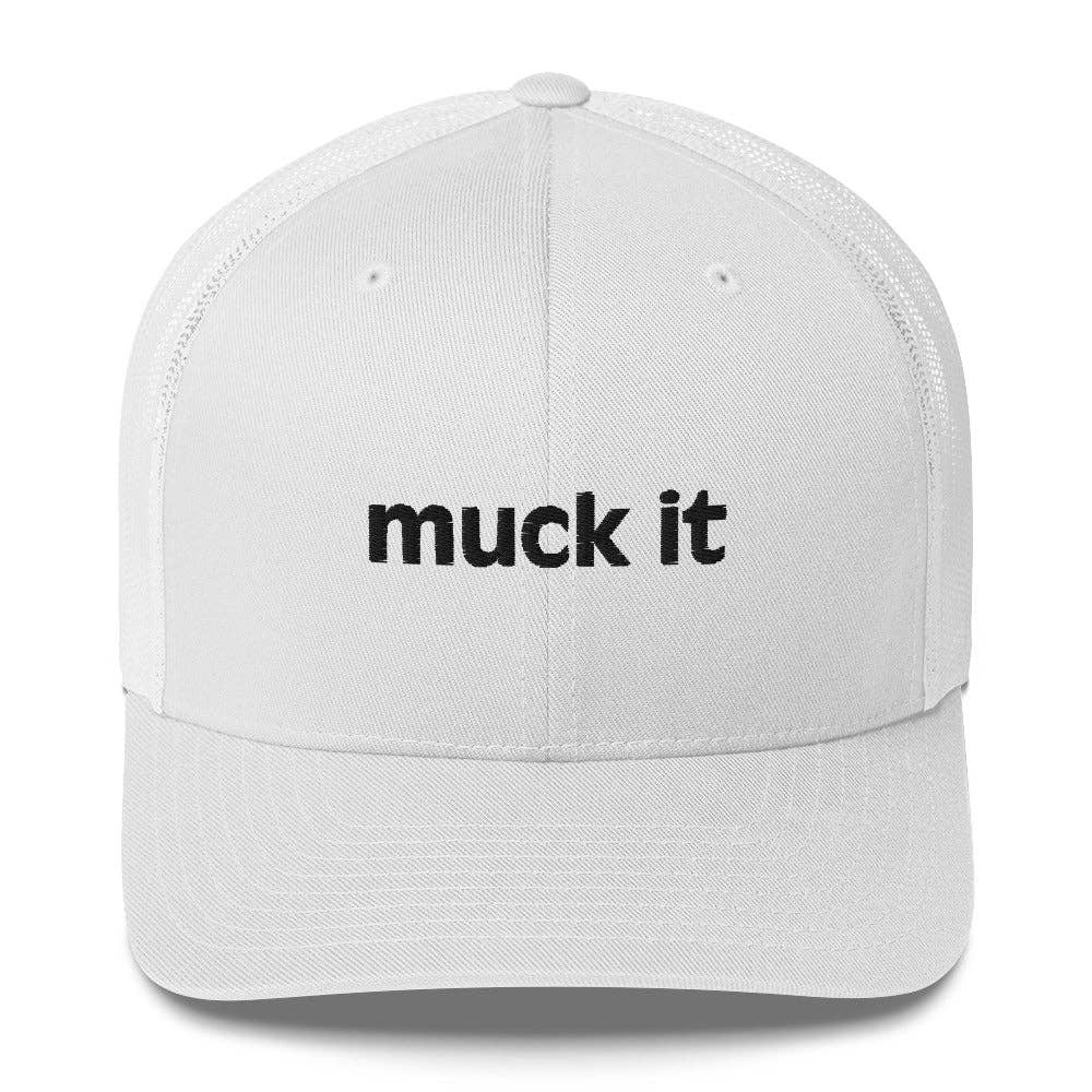 Muck It Hat White