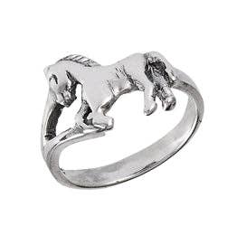Silver Horse Ring