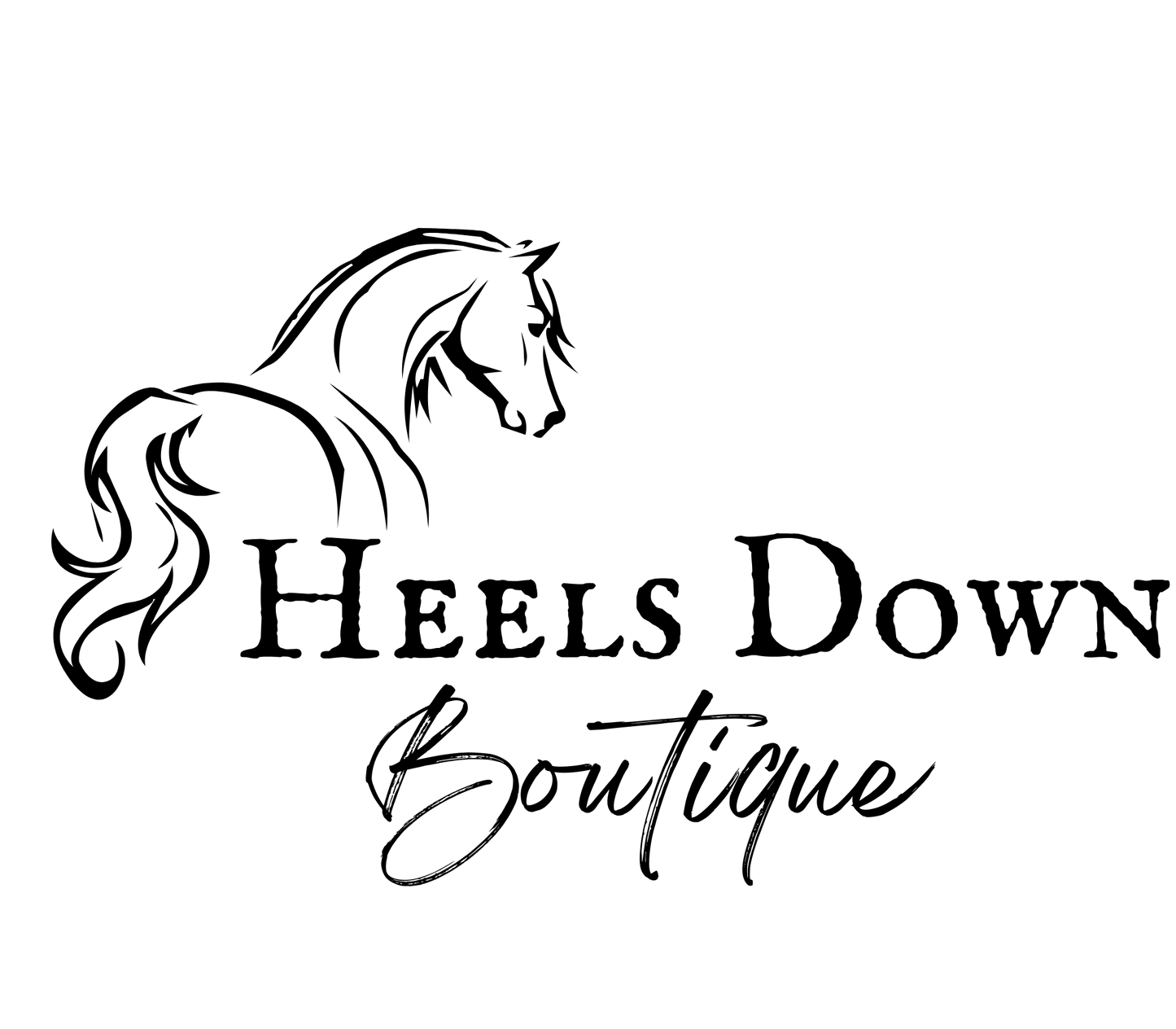 Heels Down Boutique logo