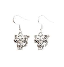 Smiling Cat Earrings Stainless Steel