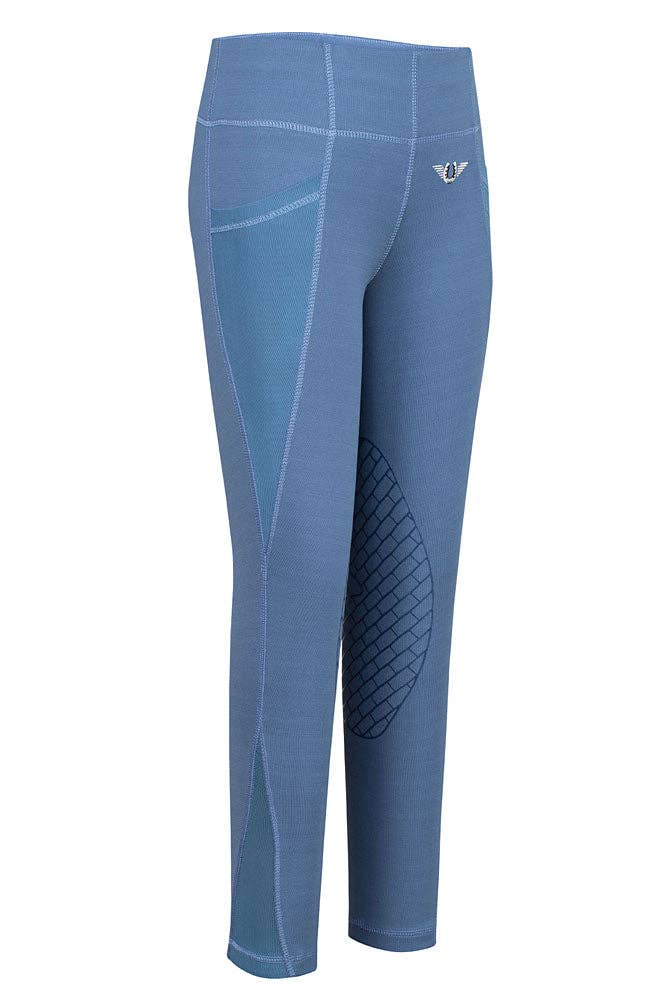TuffRider Children's Minerva EquiCool Tights:Blue
