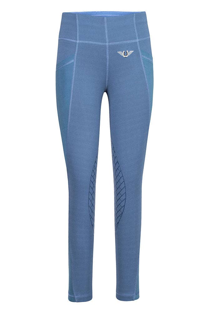 TuffRider Children's Minerva EquiCool Tights:Blue