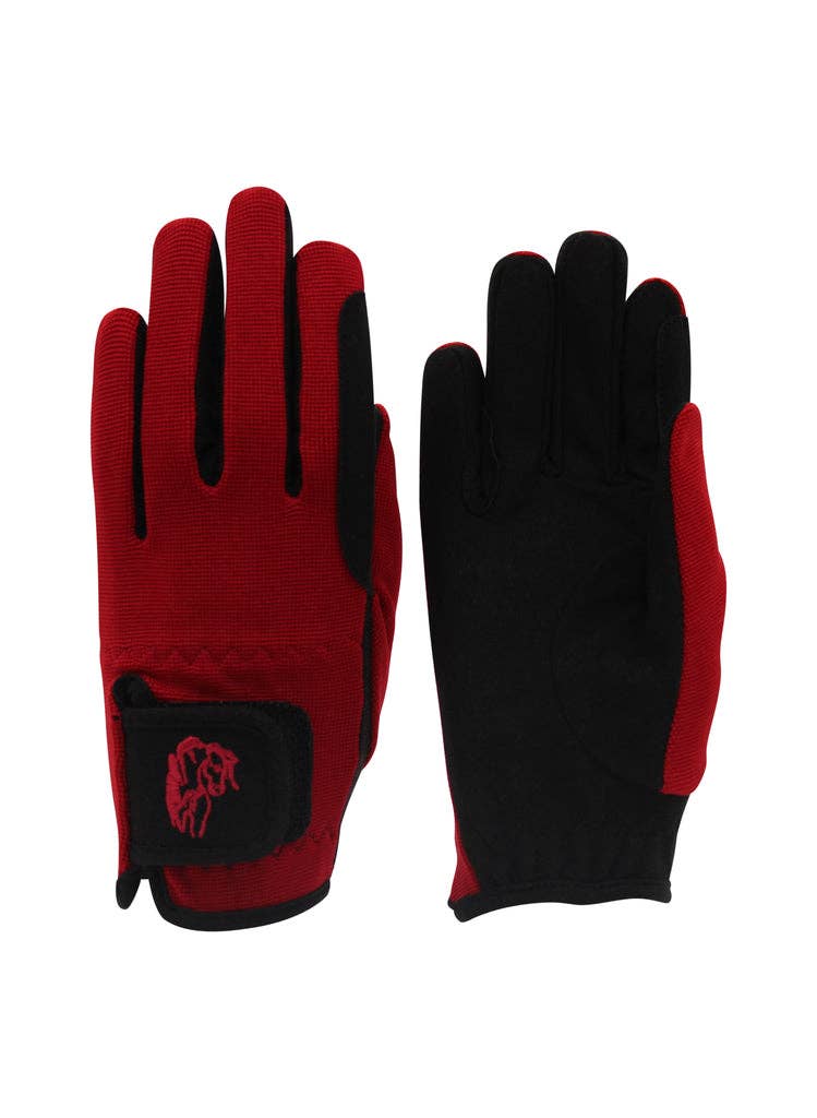 TuffRider Children's Performance Riding Gloves: Purple