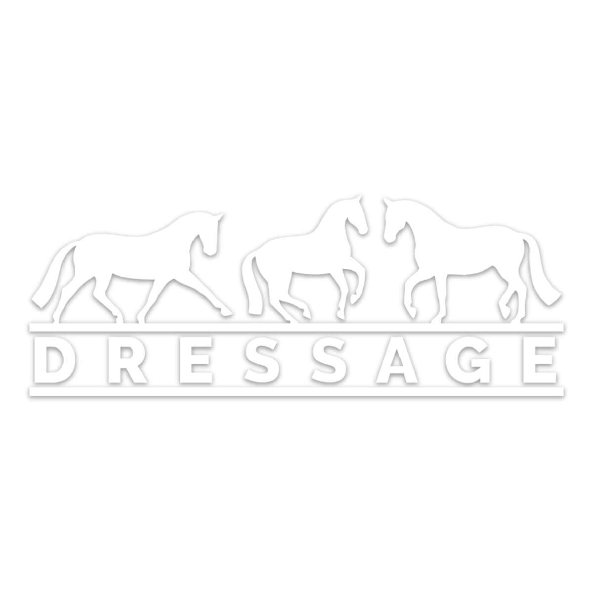 Dapplebay Dressage - Vinyl Decal: Black