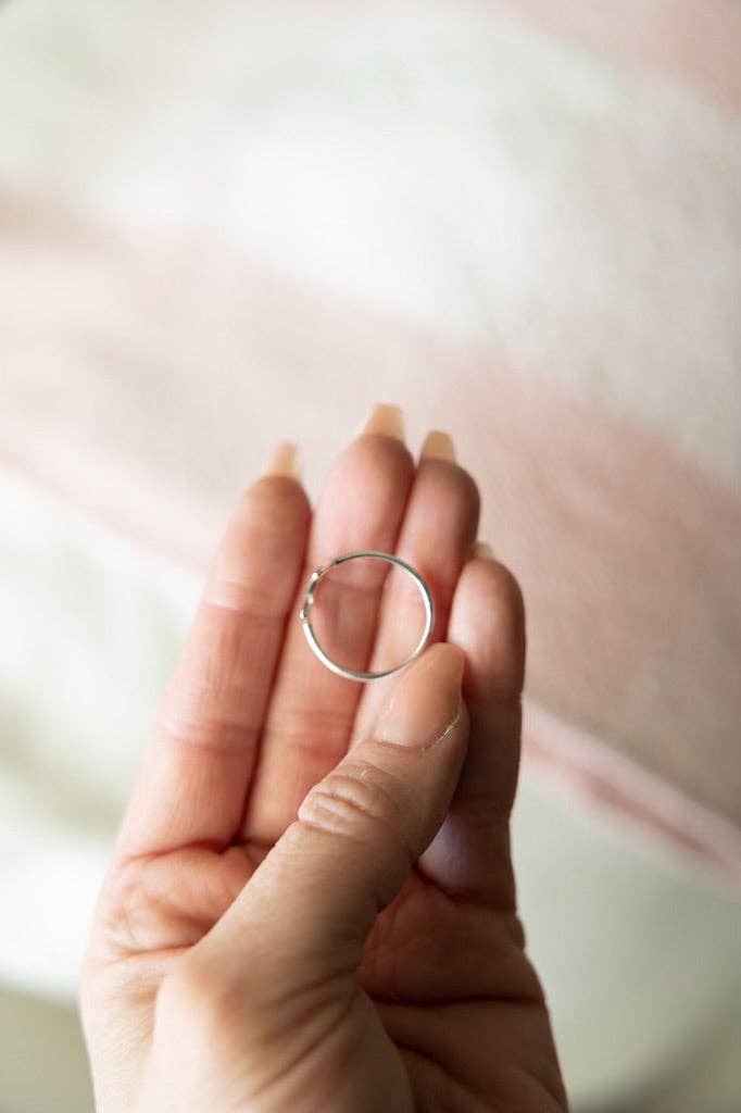 Lucky Horseshoe Ring Silver