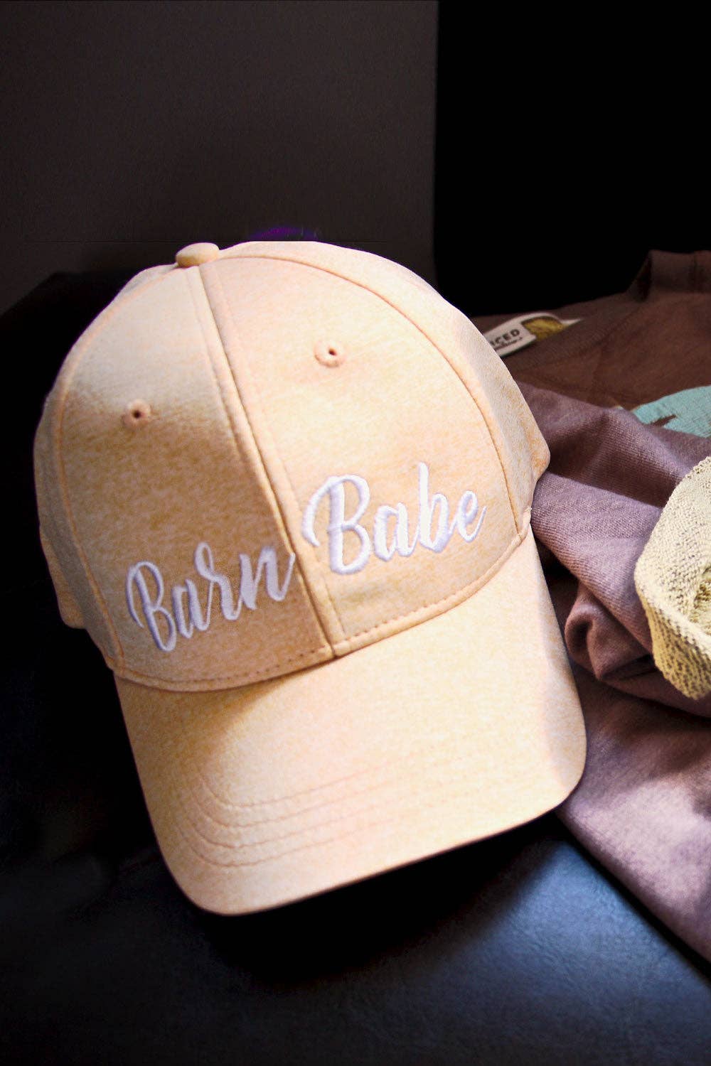 Barn Babe Ringside Hat: Peach