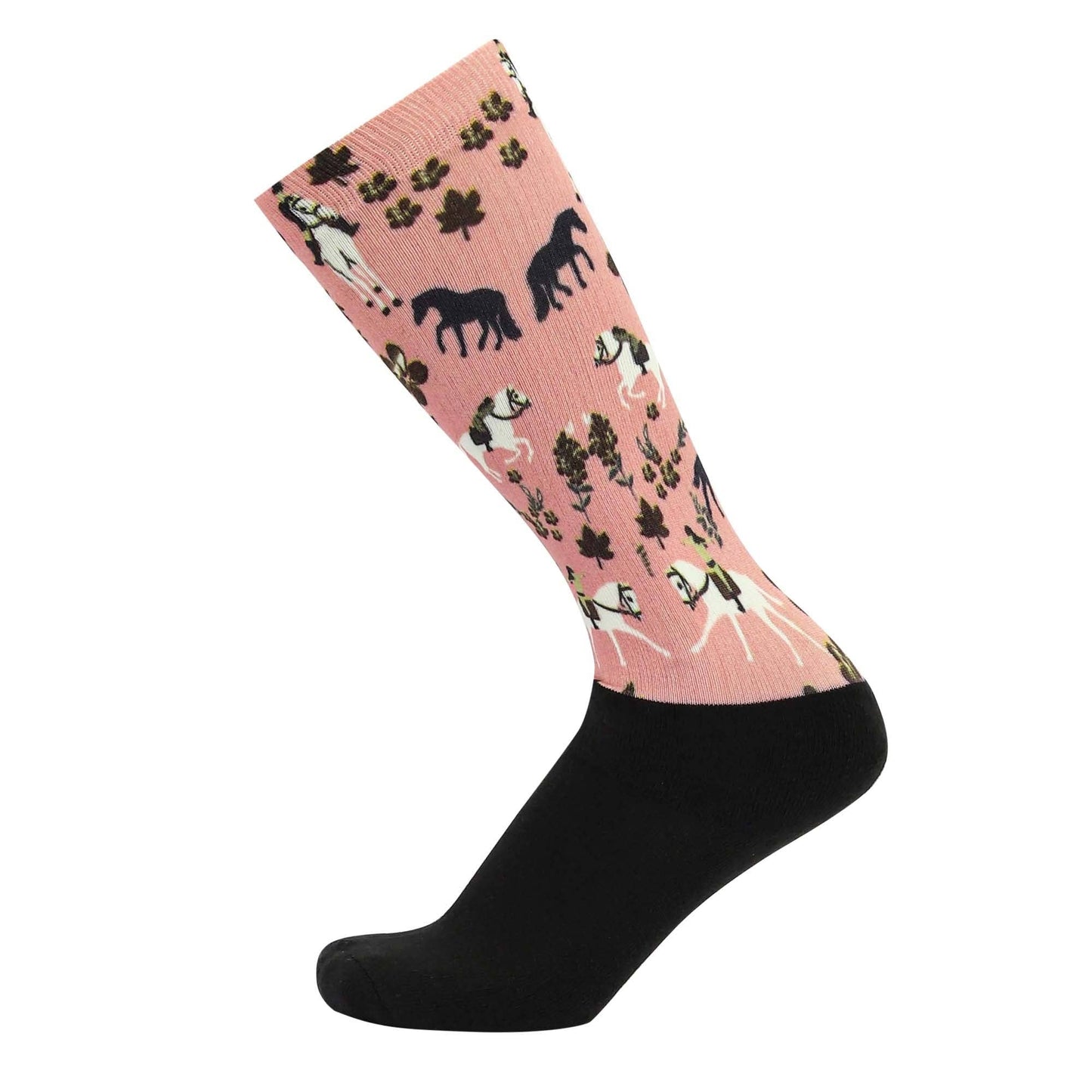 Equine Couture Children'S OTC Boot Socks- Springtime
