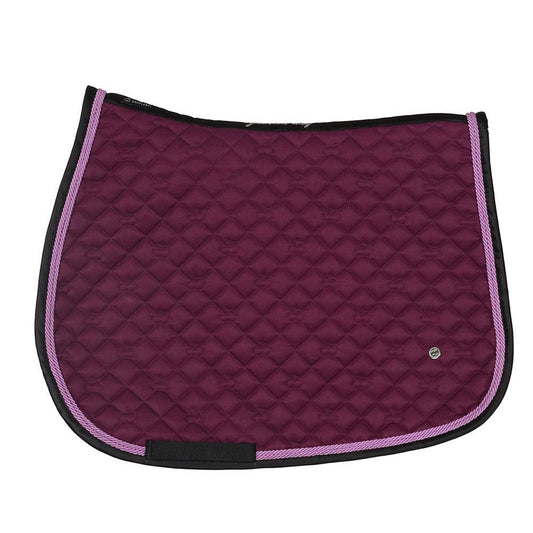 Dapplebay Sport Jump Saddle Pad: Plum / Full