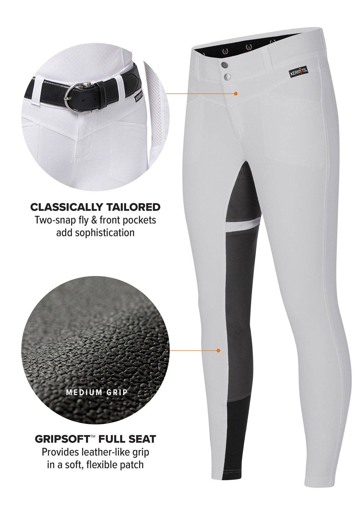 white show breeches