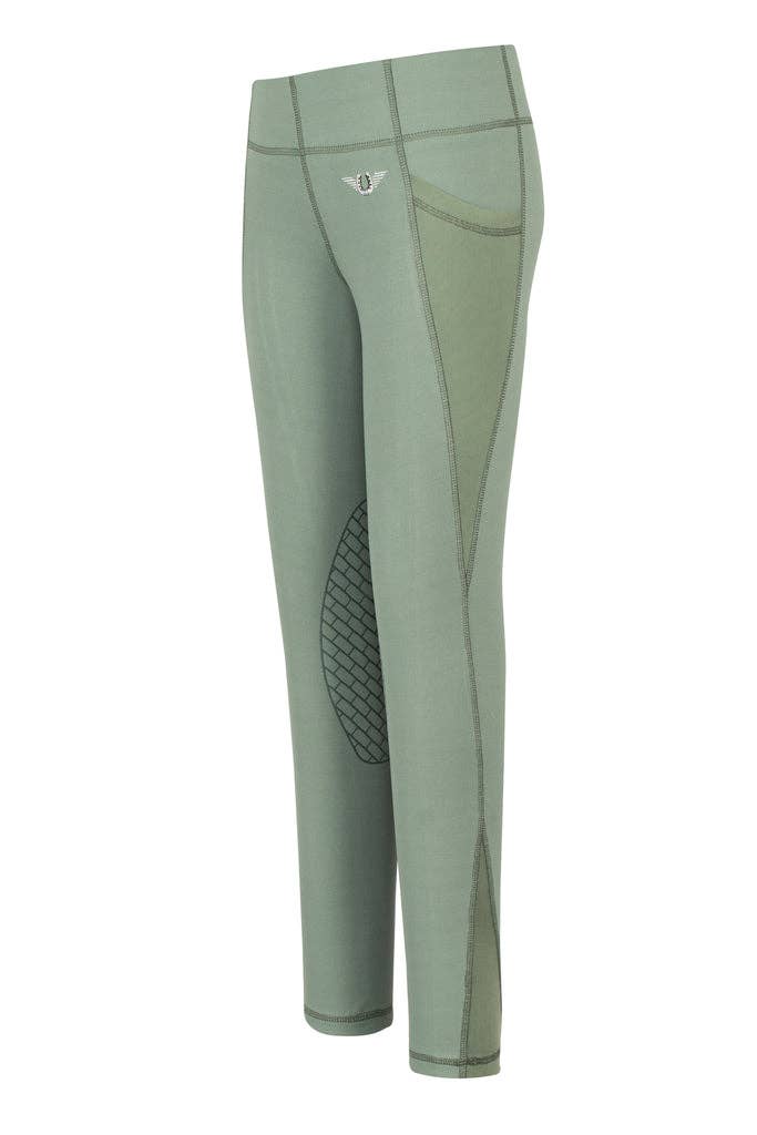 TuffRider Children's Minerva EquiCool Tights:Blue