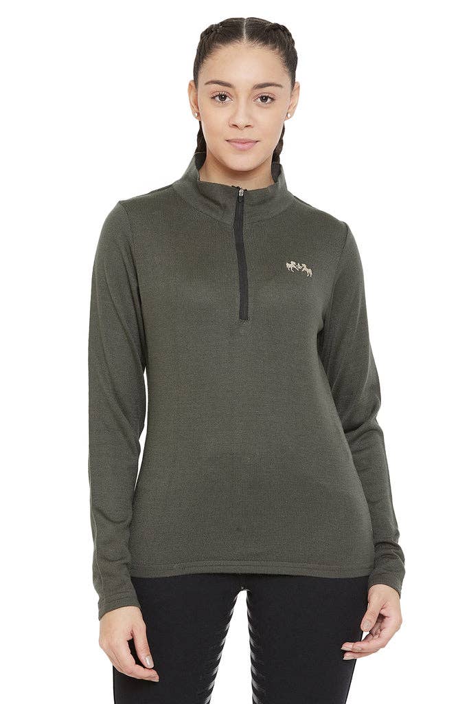 Equine Couture Fjord Sweater: Charcoal