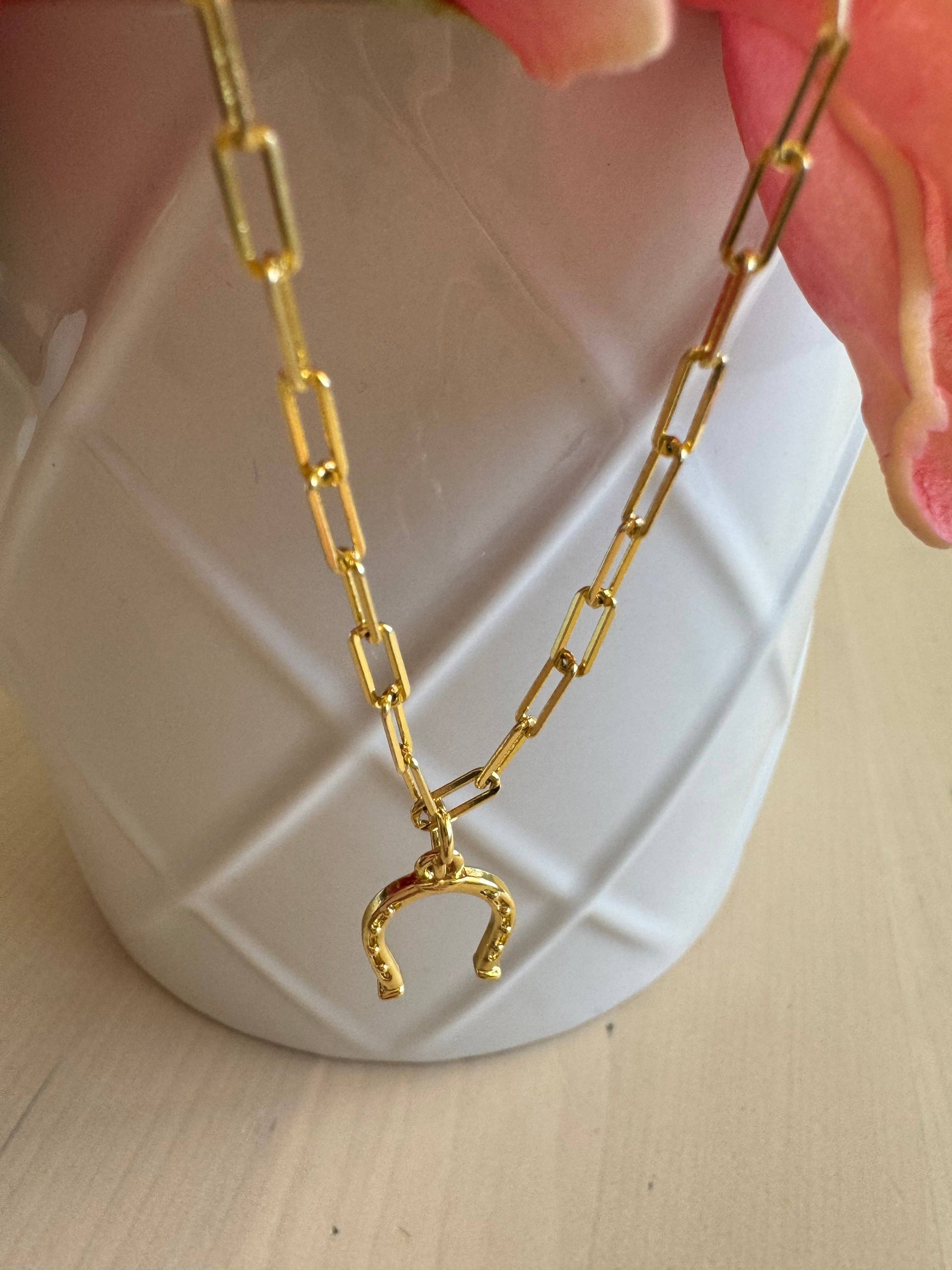 Horse shoe charm bracelet