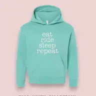Equine and Design Eat, Sleep,Ride Hoodie