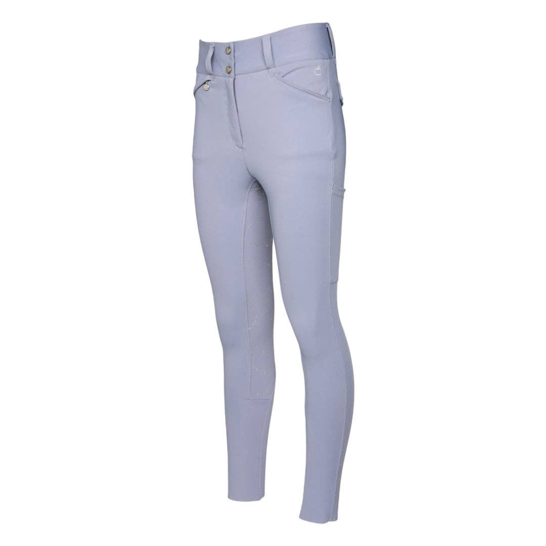 Dapplebay Lavender Haze Compression Full Seat Riding Breeches: Lavender