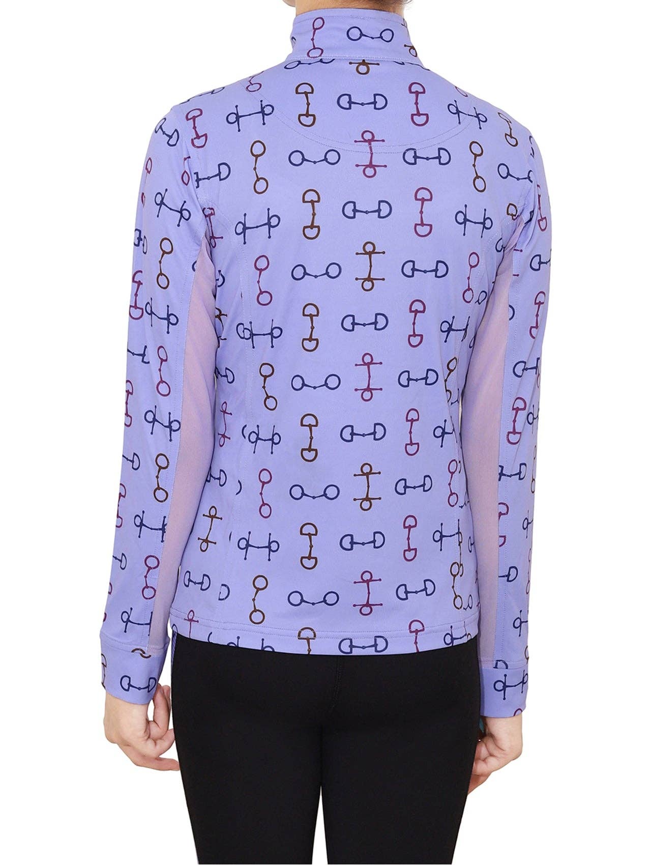 TuffRider Children's Snaffle Bits Sport Shirt: Purple