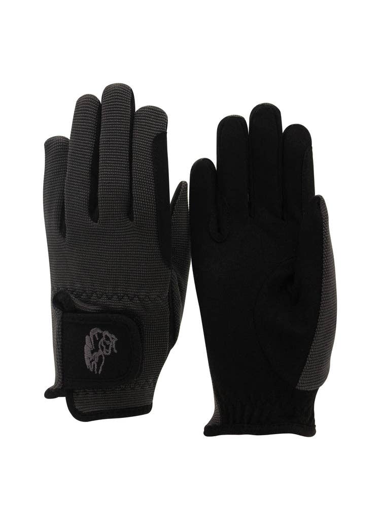 TuffRider Children's Performance Riding Gloves: Purple