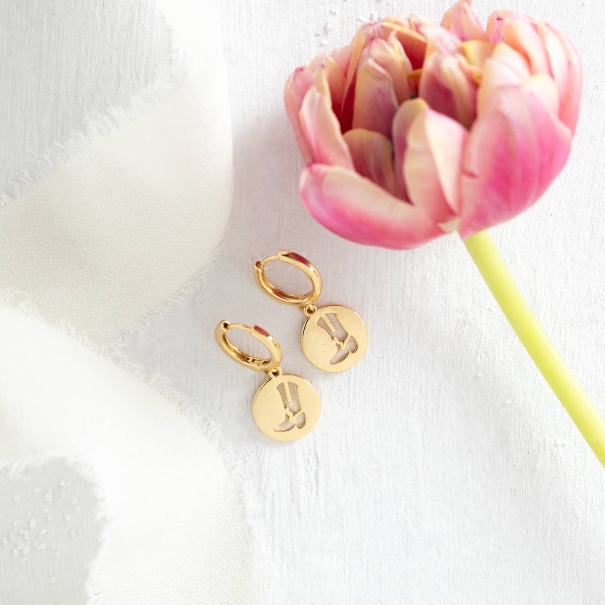 Cowgirl boots earrings