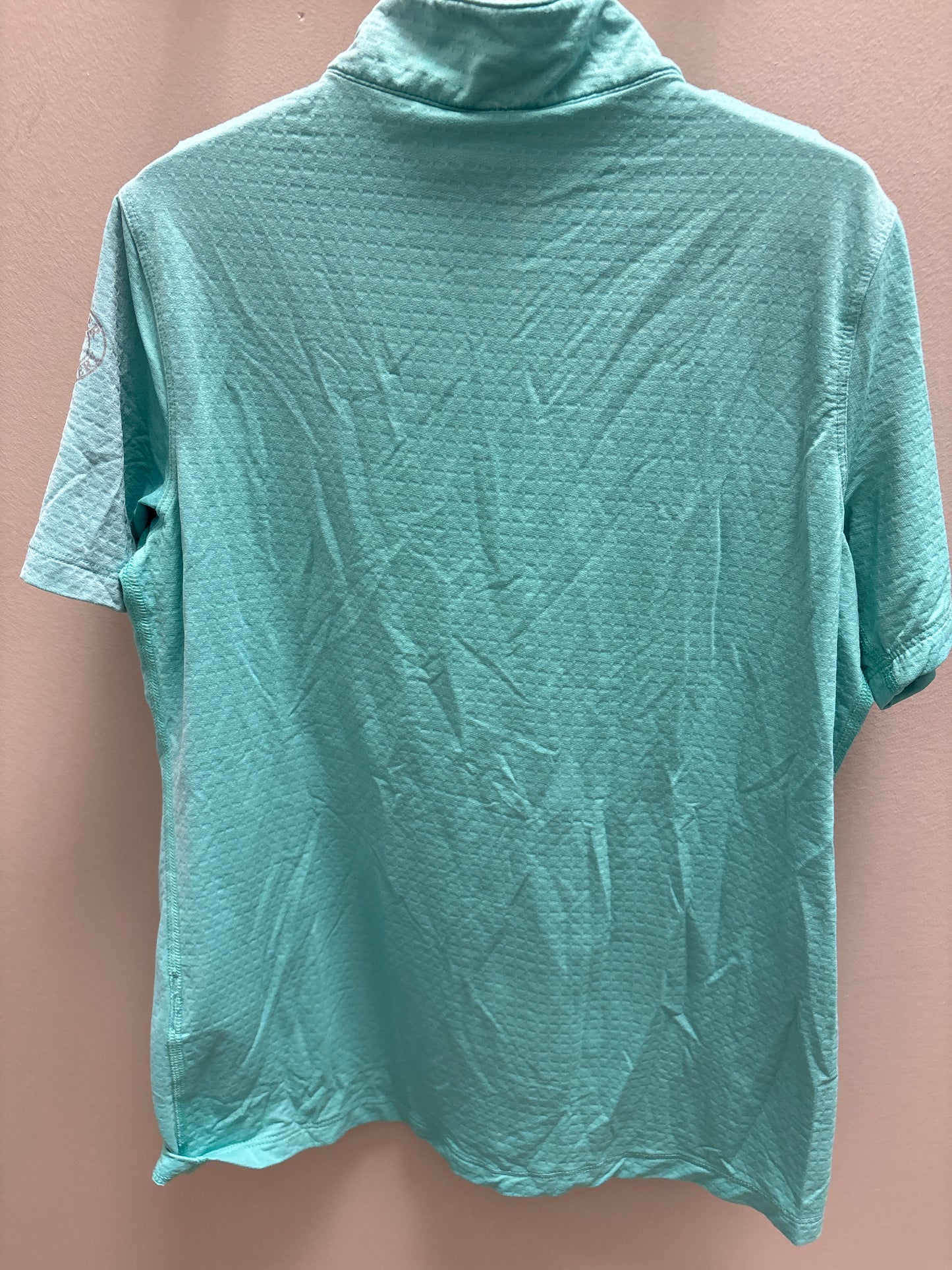 Dover Saddlery Short Sleeve Blue Shirt - Kids Large