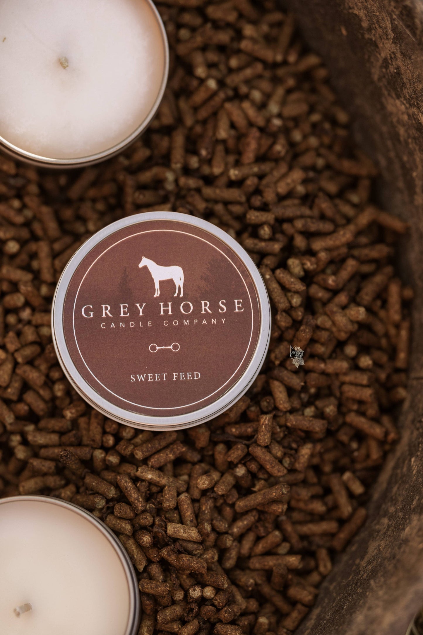 Grey Horse Soy Candle Tins: Salty Mare