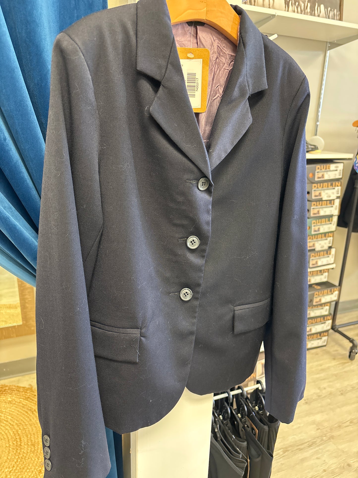 Navy Show Jacket Girls Size 12