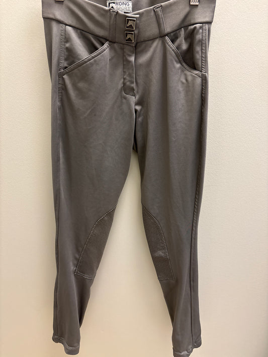 Riding Sport Grey Knee Patch Breeches 26