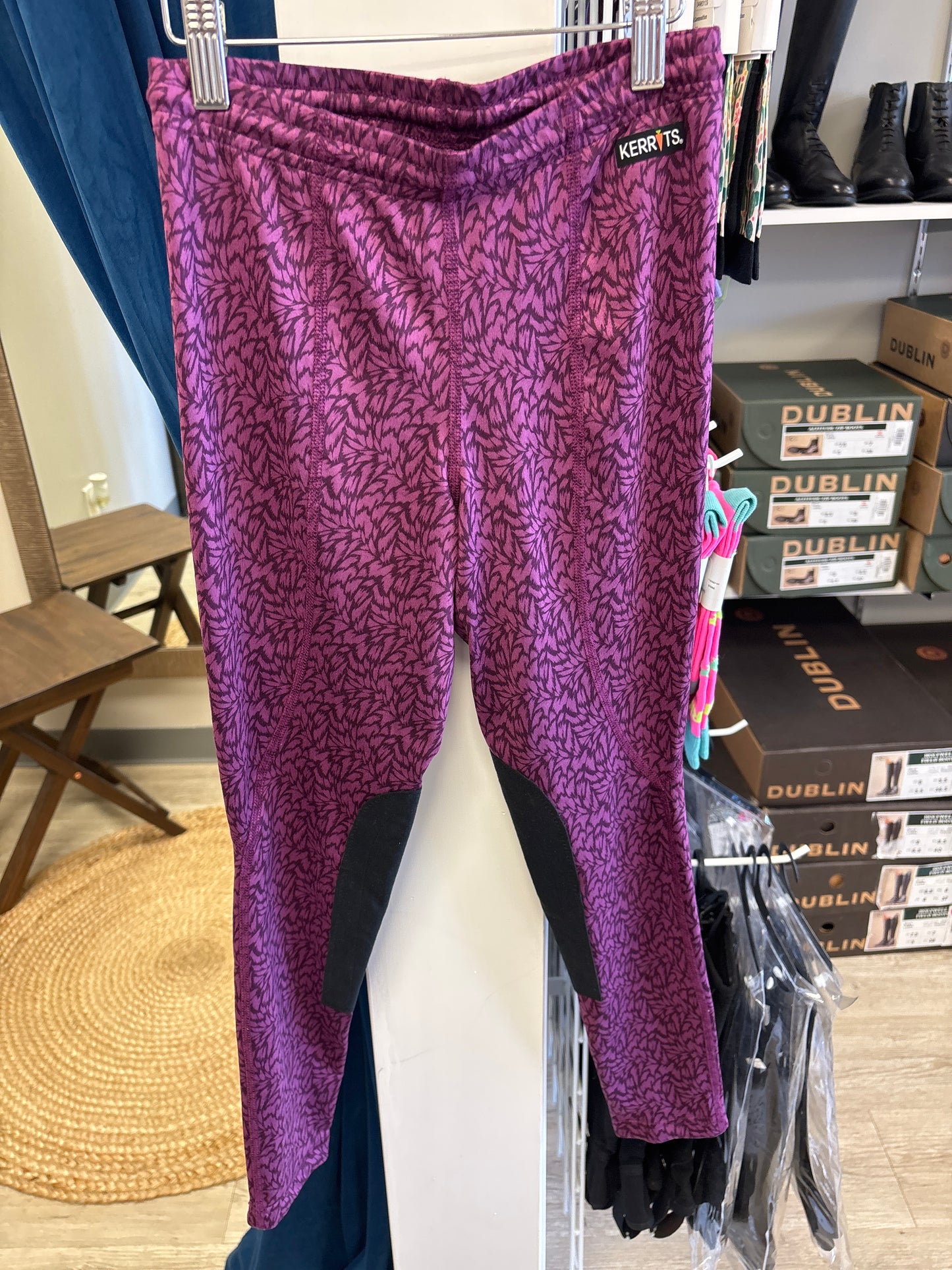 Kerrits Kids Purple Tights - L