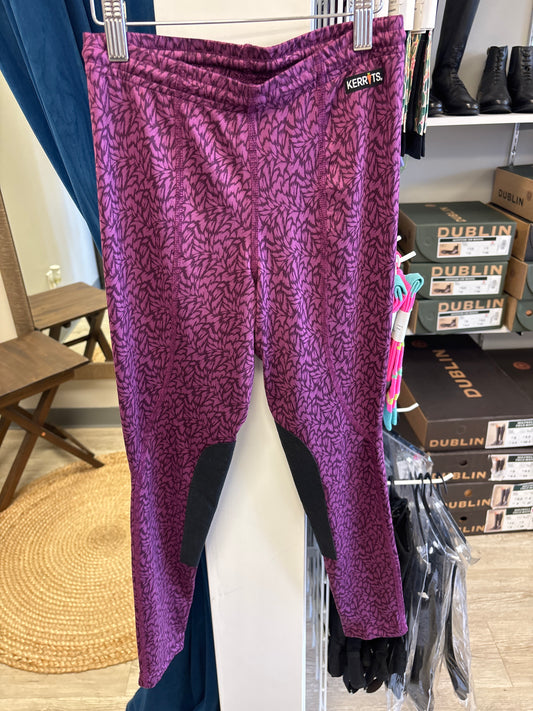 Kerrits Kids Purple Tights - L