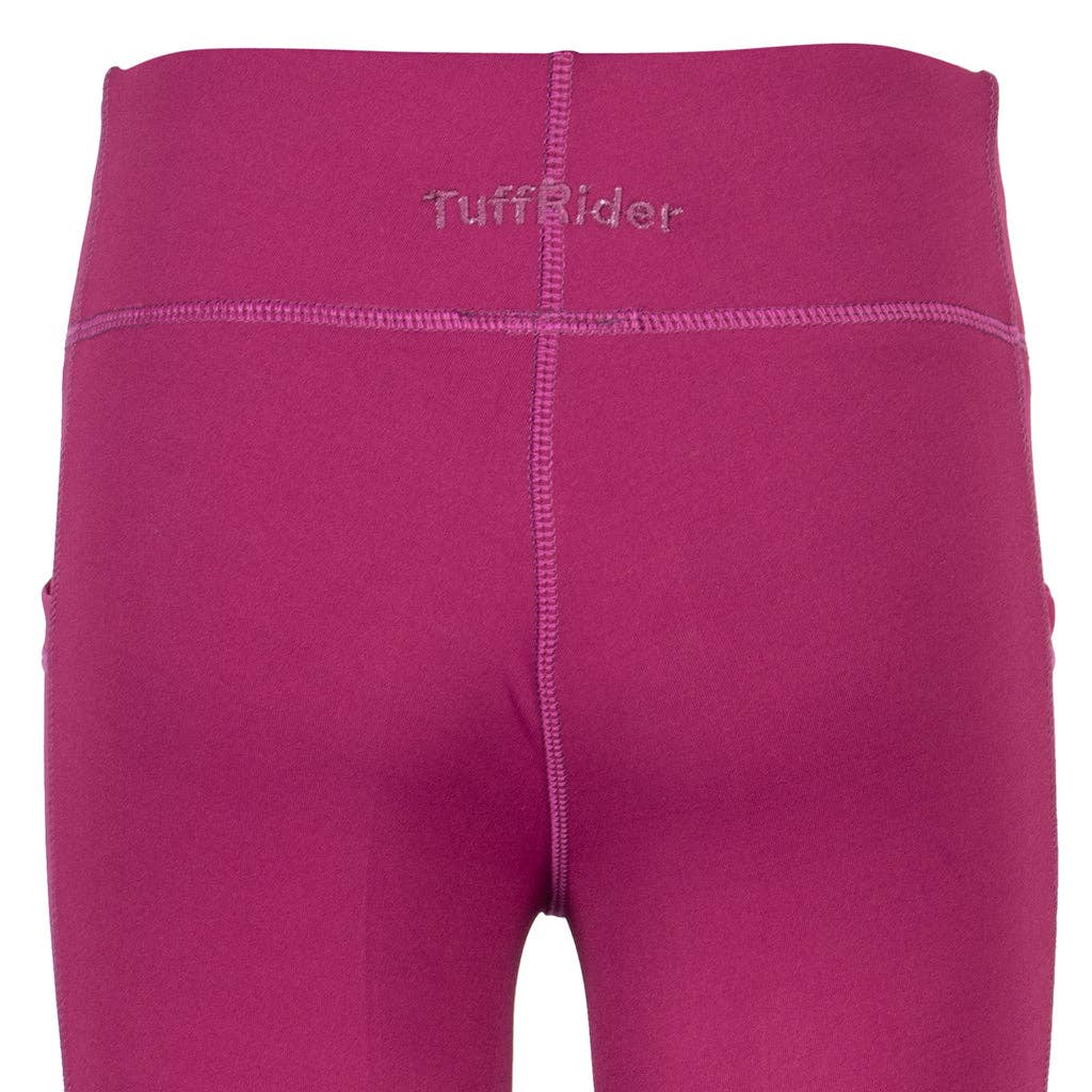 TuffRider Children's Minerva EquiCool Tights: Plum