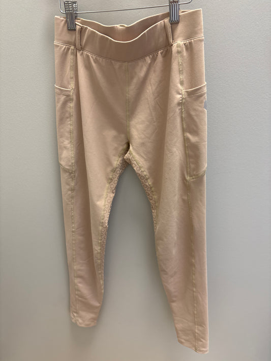 T4 Sports Tan Kids Tights - L