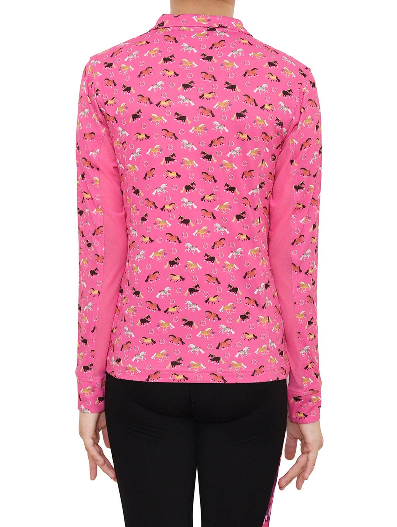 TuffRider Children's Puff Ponies Sport Shirt: Pink