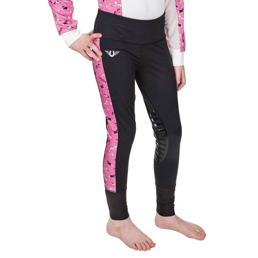 TuffRider Children's Puff Ponies Tights: Black
