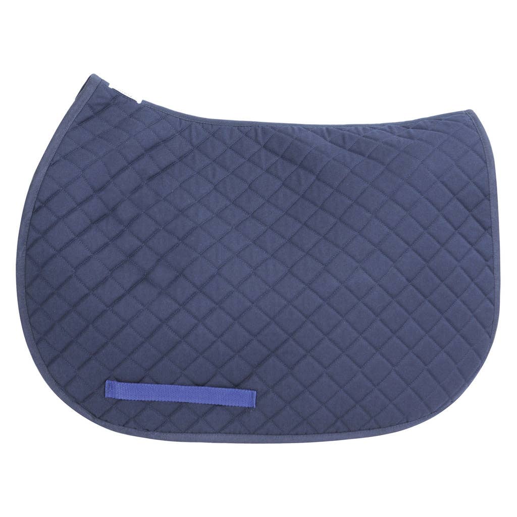 TuffRider Basic All Purpose Saddle Pad: Navy
