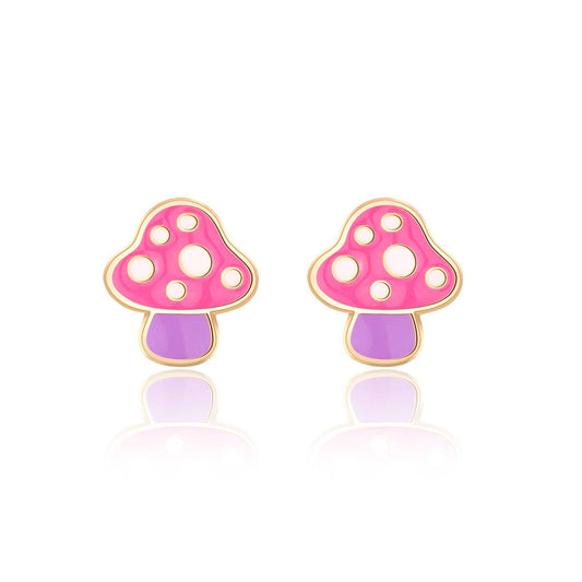 Mini Mushroom Cutie Stud Earrings