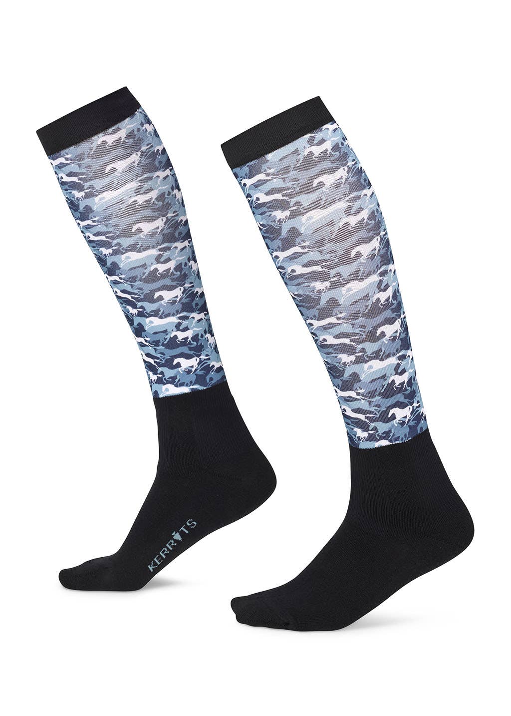 Kids Dual Zone Equestrian Boot Socks: VINEYARD AUTUMN BOUQUET / O/S