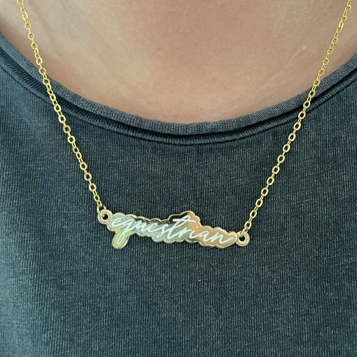 Dapple Bay Equestrian Necklace