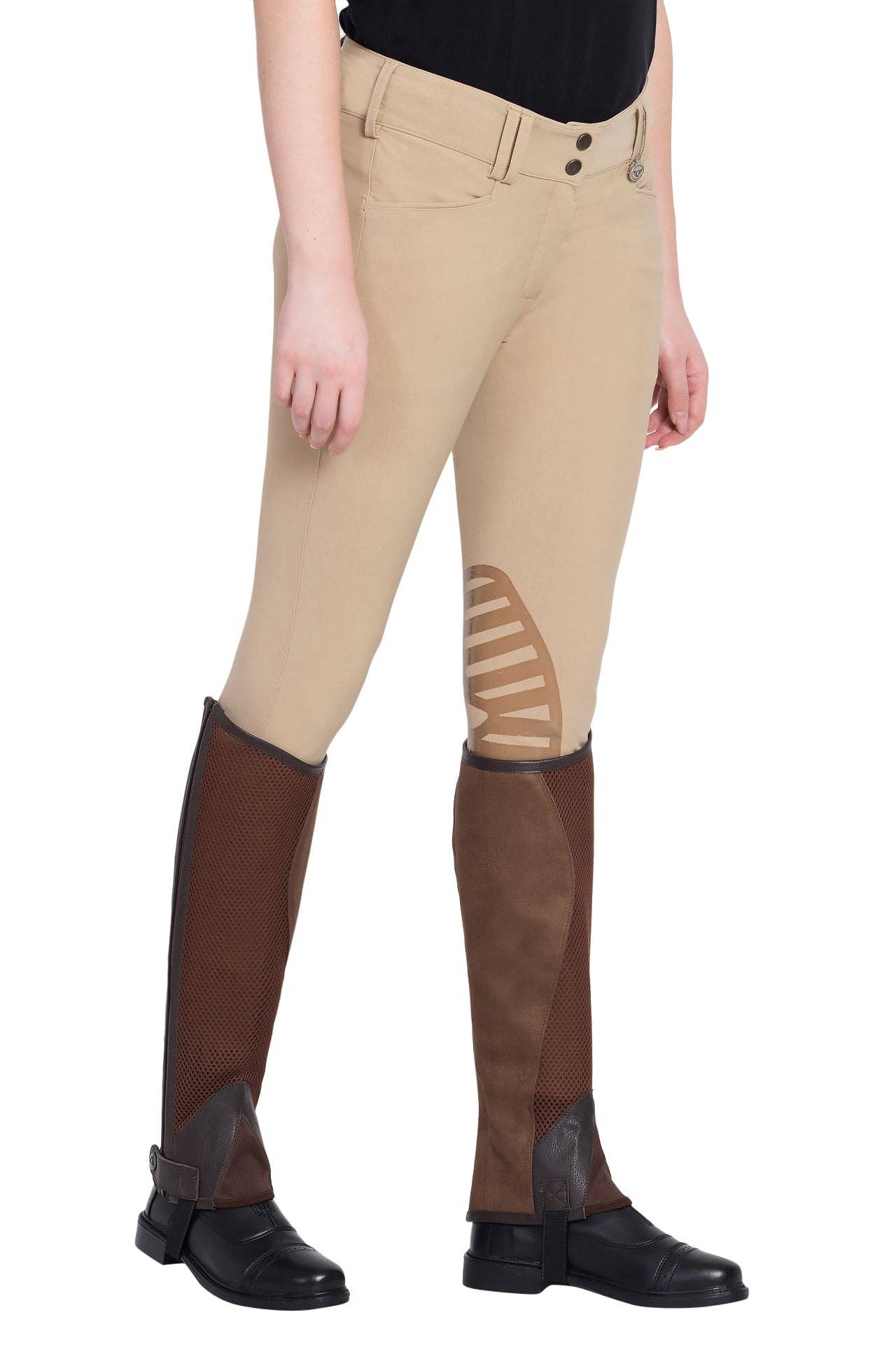 Tuffrider Air Mesh Washable Half Chaps: Black