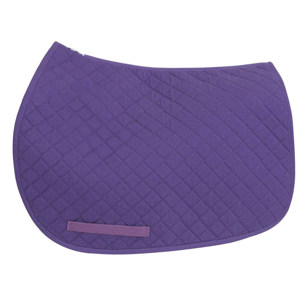 TuffRider Basic All Purpose Saddle Pad: Deep Wisteria